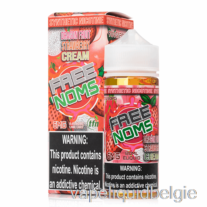 Vape België Drakenfruit Aardbeiencrème - Nomenon - 120ml 0mg